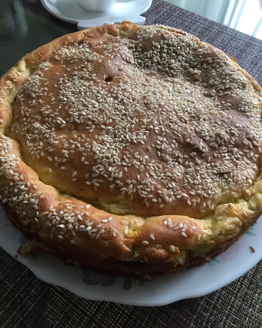 Заливной капустный пирог