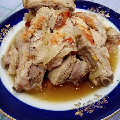 Мясная запеканка в мультиварке