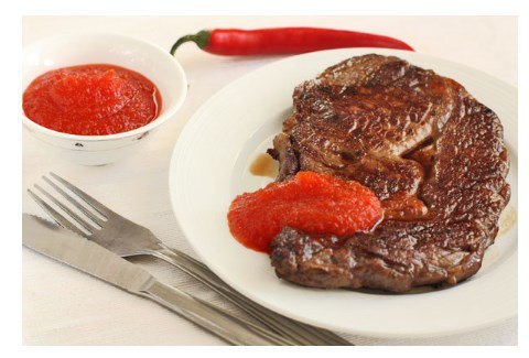 Соус-варенье из острого перца к мясу