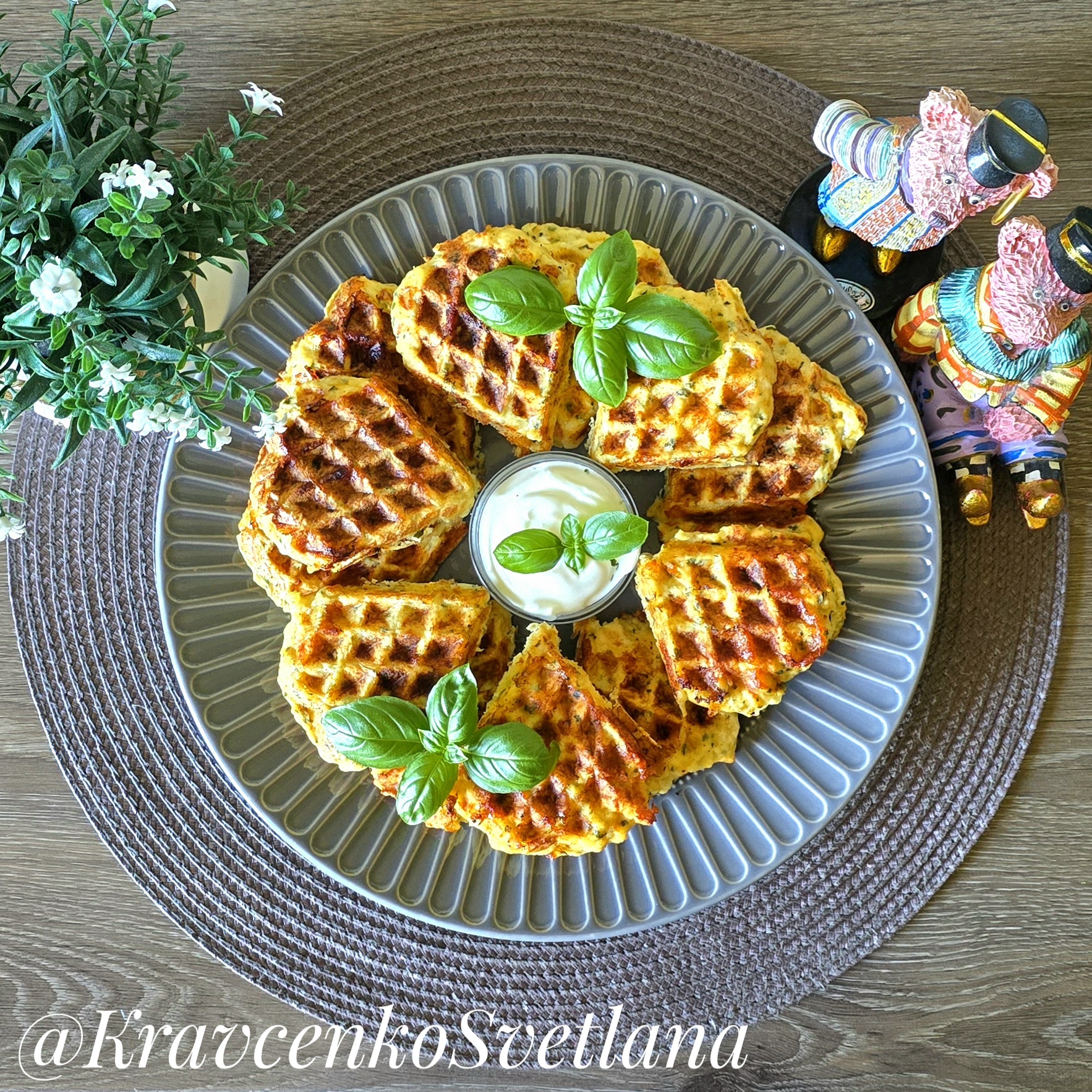 Вафли из куриного филе