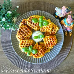 Вафли из куриного филе