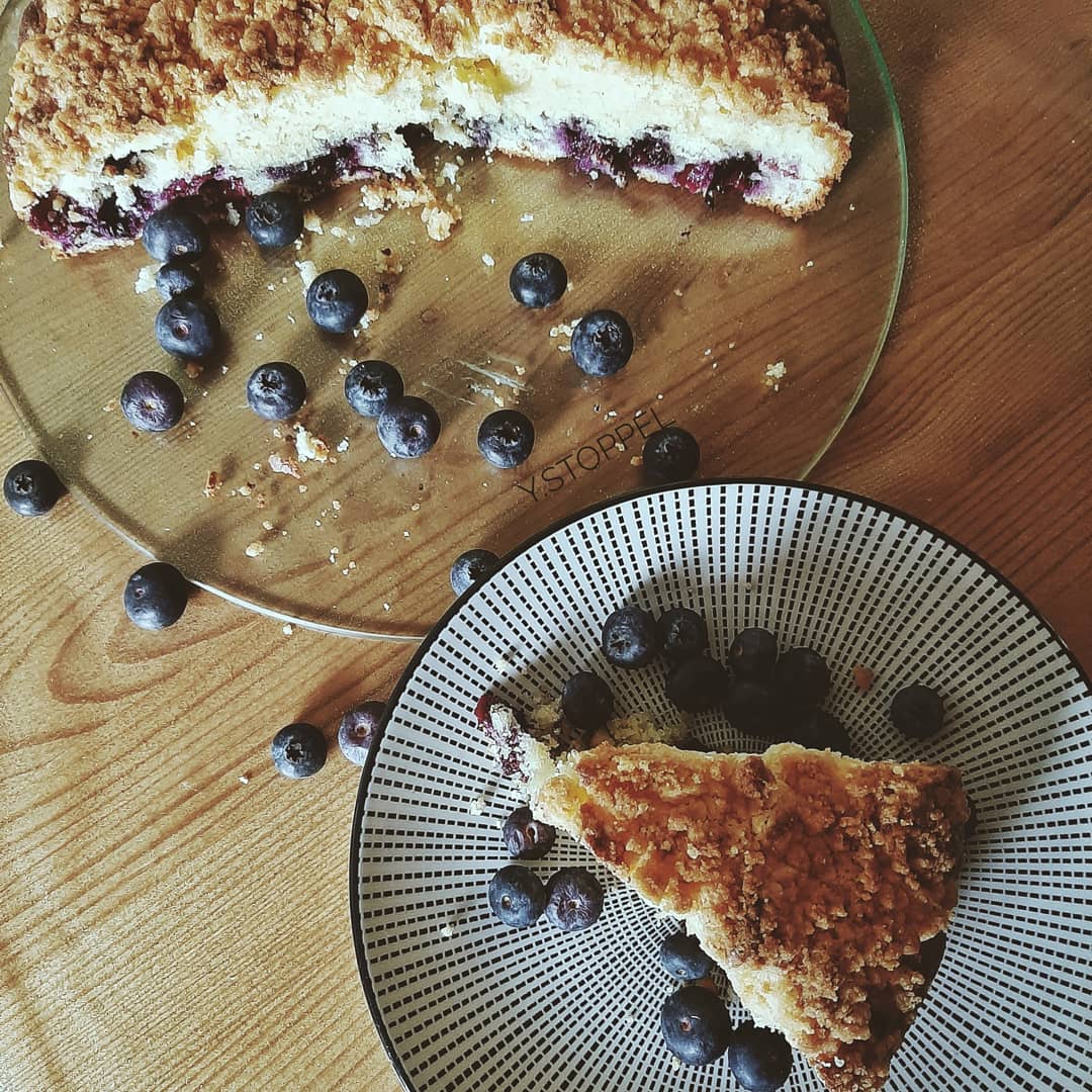 ЧЕРНИЧНЫЙ кекс с крошкой (штрейзелем) ⠀🥮☕