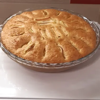 "Пушистый" кабачковый кекс с яблоками