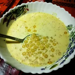 Пряный молочный суп со звёздочками  