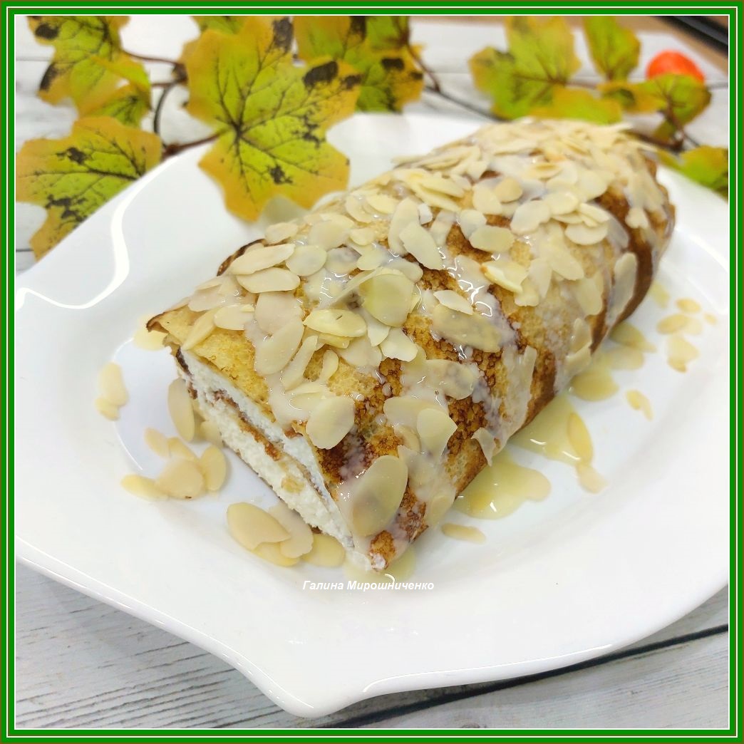 Блинный рулет "Рафаэло"