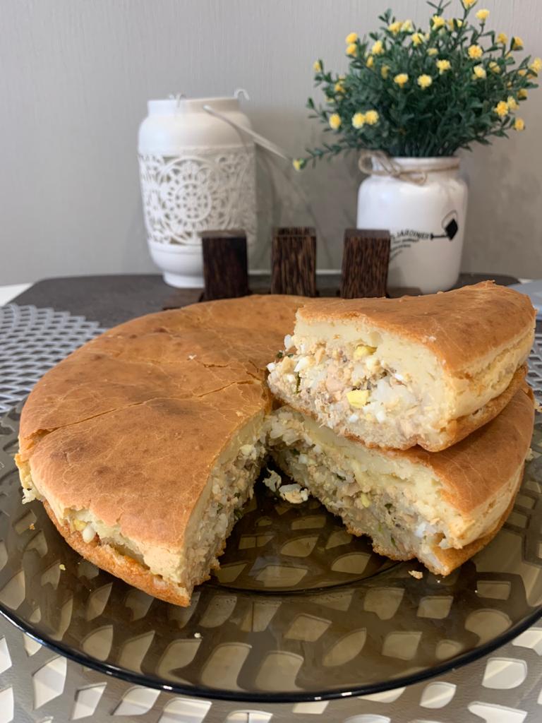 Заливной пирог с рыбой и яйцом - пошаговый рецепт с фото на Готовим дома