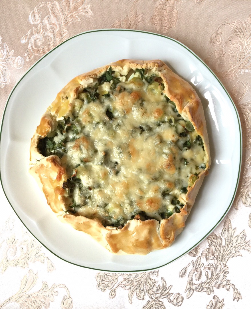 Галета с яйцом и луком