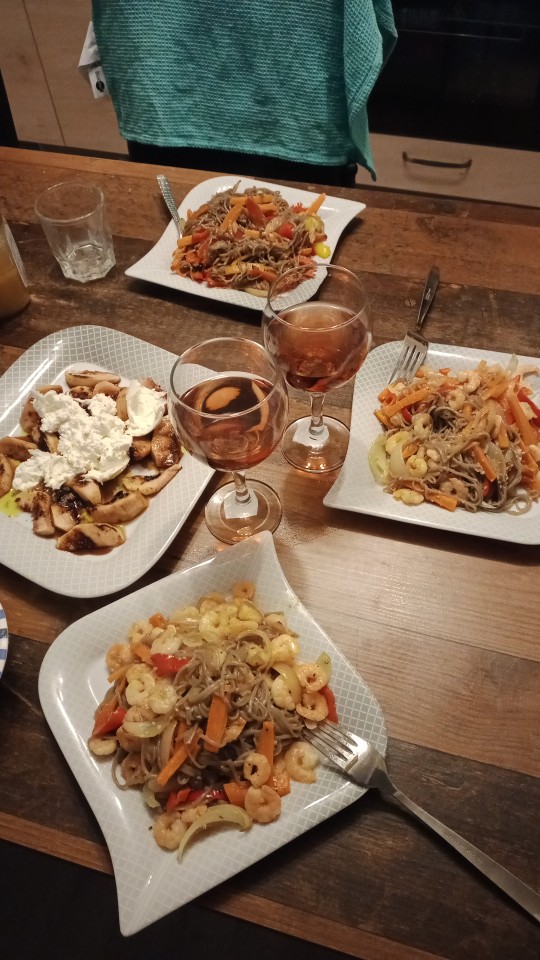 Соба с креветками