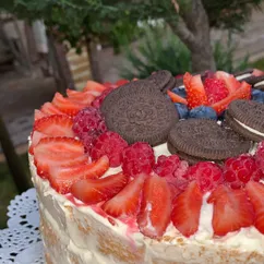 Клубничный торт 🍰🍓