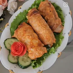 Мясные рулетики с начинкой