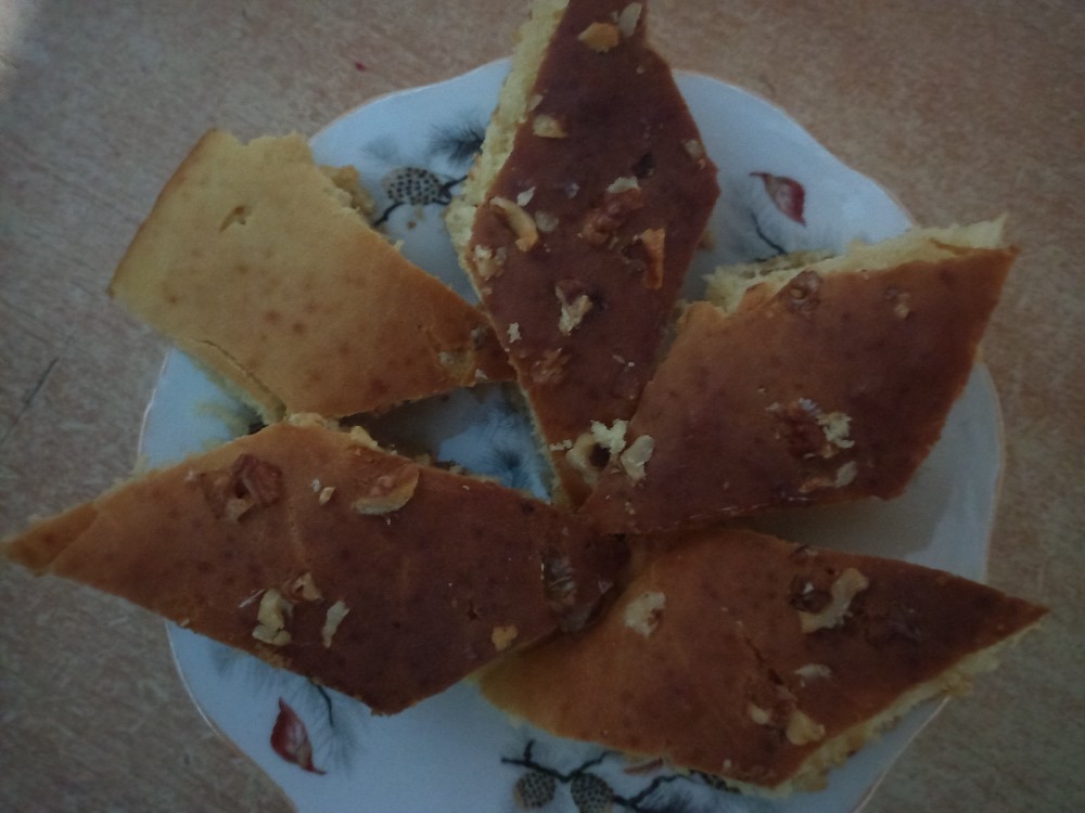Ореховый пирог к чаю