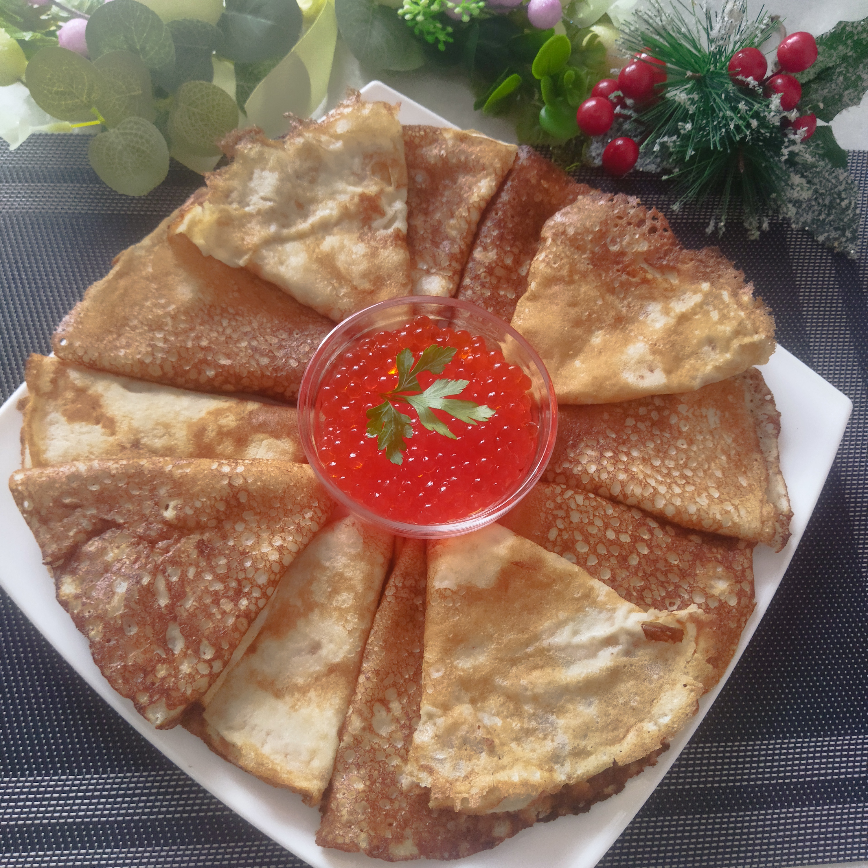 Блины на пиве  "Три стакана"