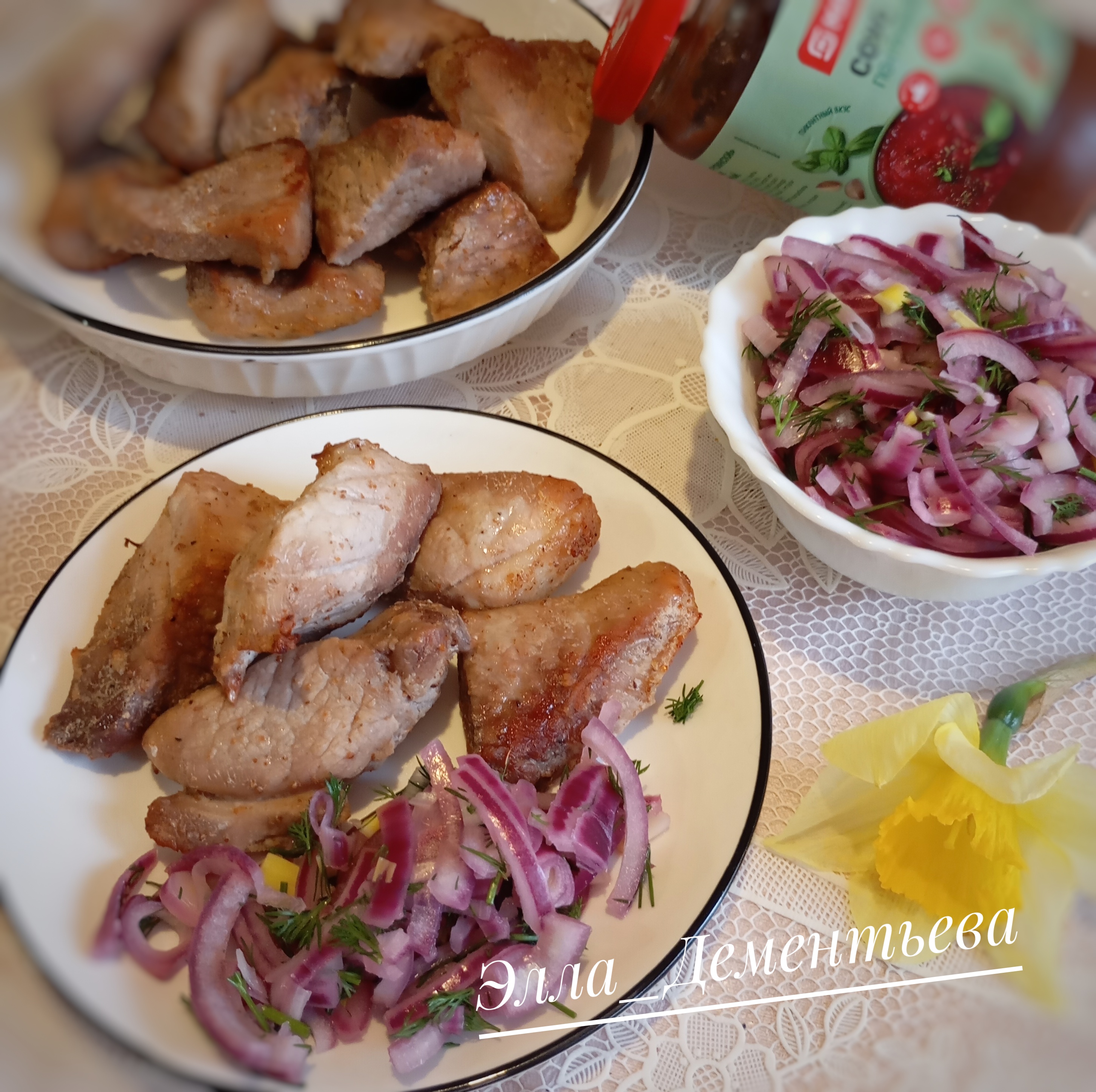 Лук маринованный для шашлыка 