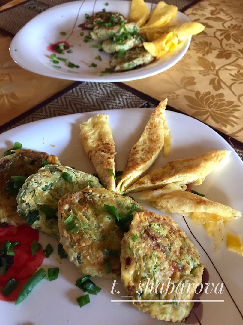 Оладьи из кабачка