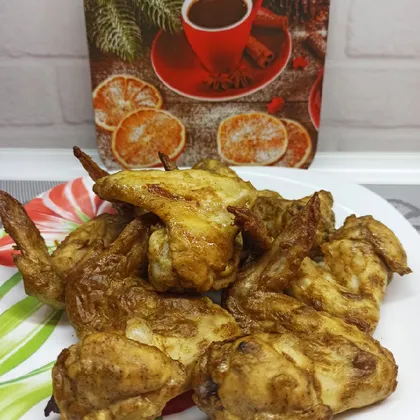 Куриные крылышки в духовке, запечённые в соево-горчичном соусе
