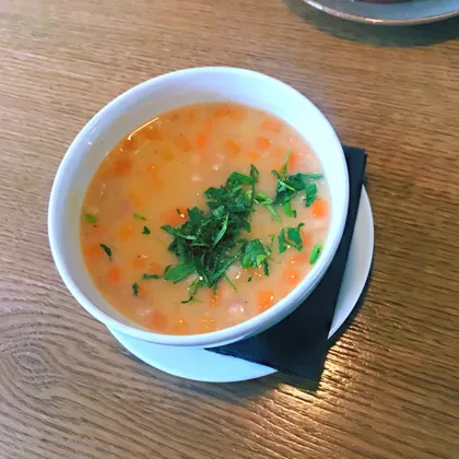 Гороховый суп на копчёных рёбрышках