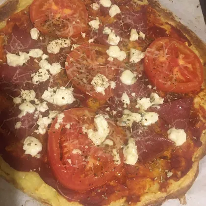 Малокалорийная Пицца на «тесте» из кабачков