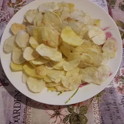 Невинные чипсы из картошки.🤩😋🥔🥔🥔