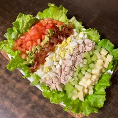 🇺🇸 Cobb salad. Салат Кобб - американский салат