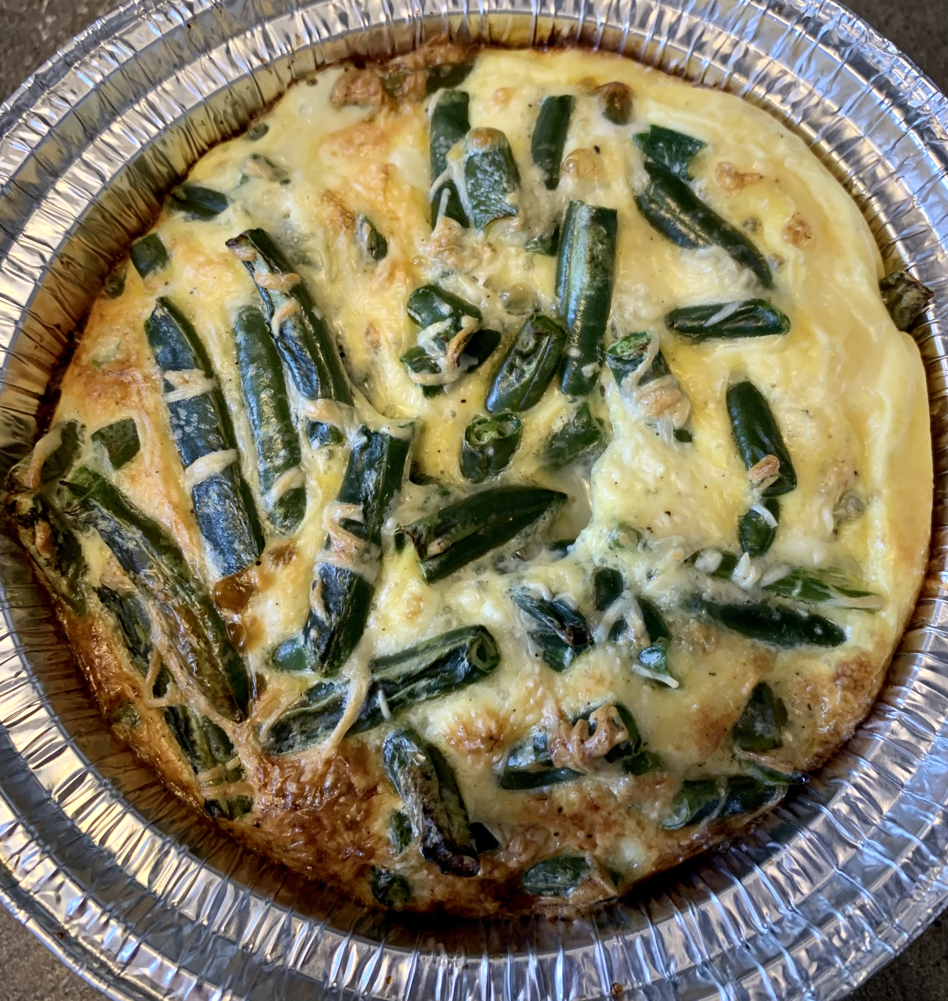 Рыбная запеканка со стручковой фасолью