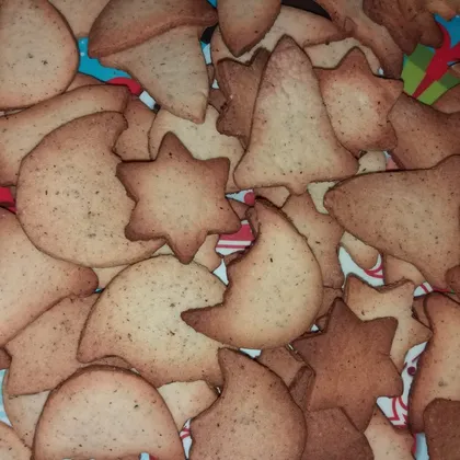 Рождественские ореховые печеньки