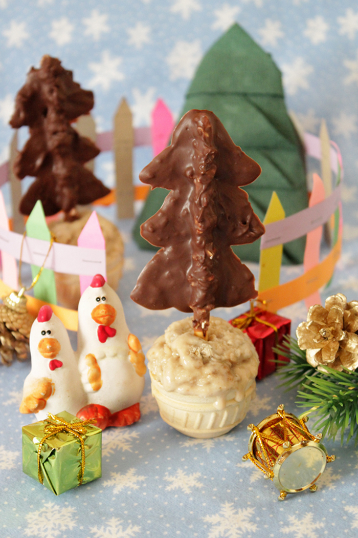 Кофейное мороженое "Ёлочный базар"