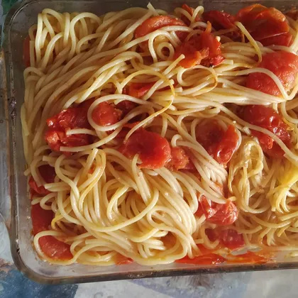 Вкусное спагетти