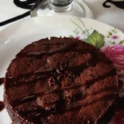 Шоколадный тортик в микроволновке за 5 минут