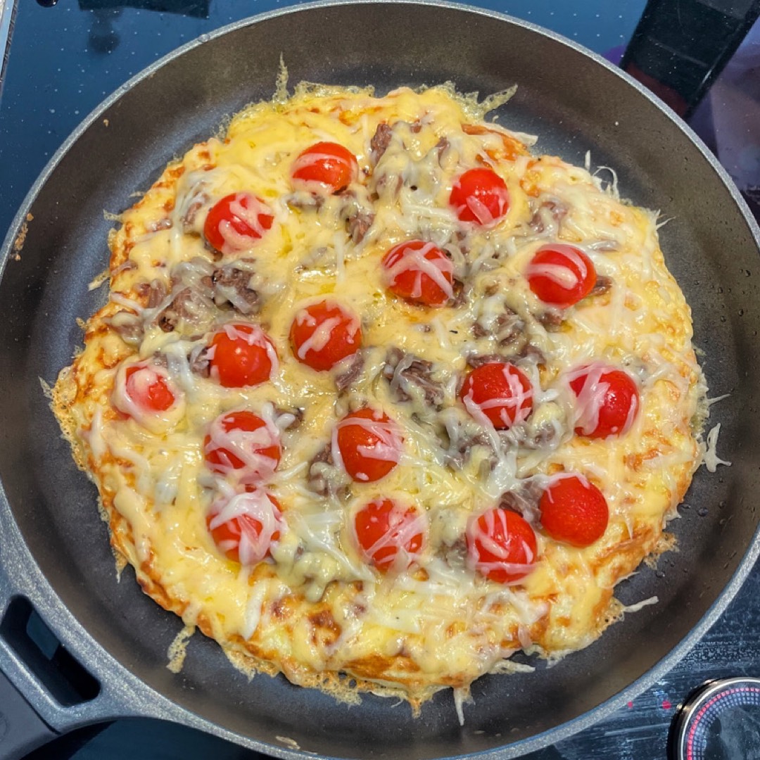 Быстрая пицца на кабачковой основе