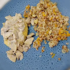 Гречка с овощами