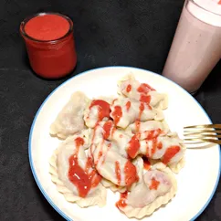 Вареники с клубникой