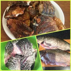 Карась жареный на сковородке 🎣🐟🐠