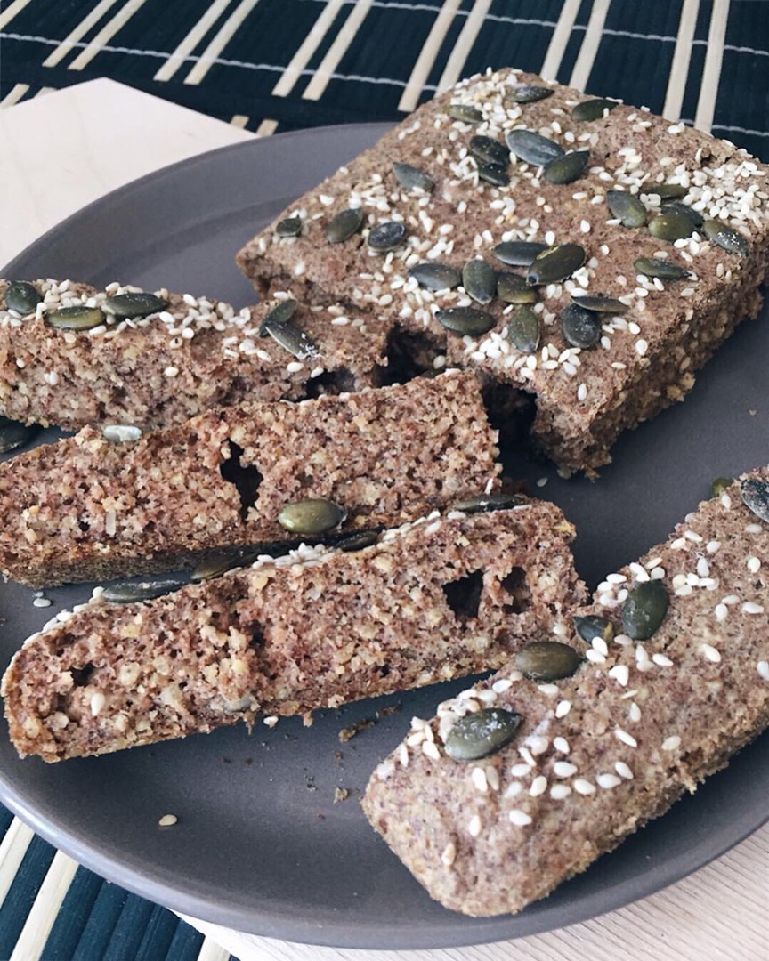 Хлебушек из зеленой гречки