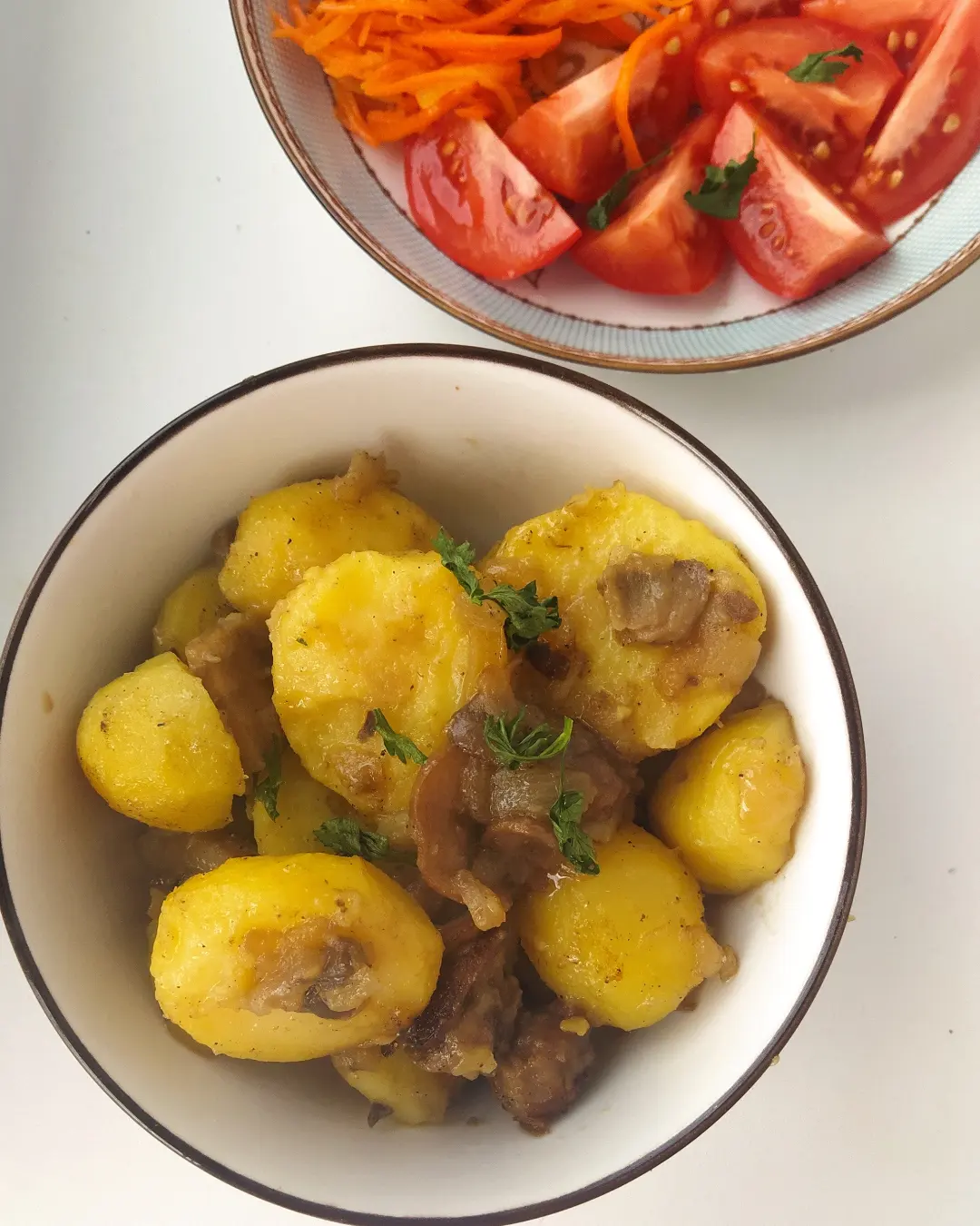 🌿 Картофель с грибами