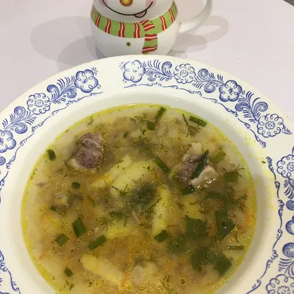 Суп с гречкой