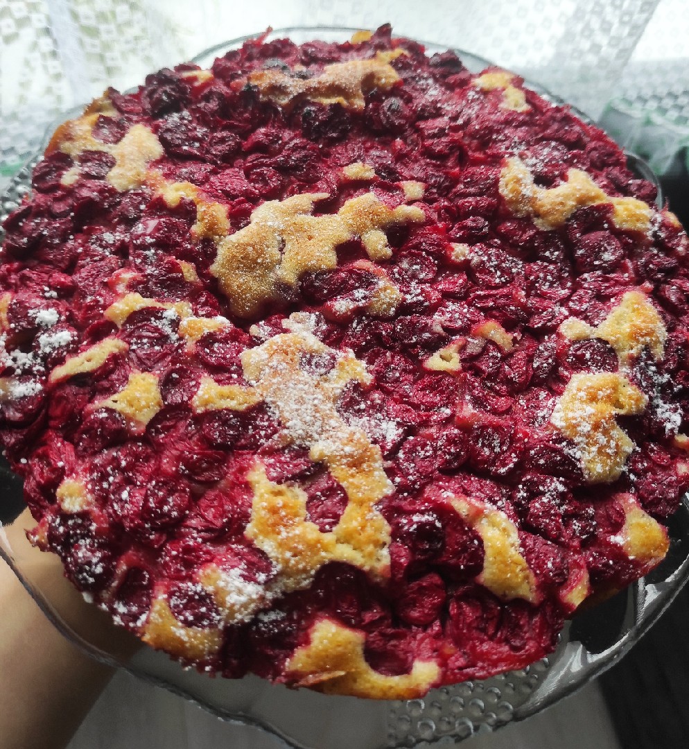 Пирог с замороженными ягодами в духовке: пошаговый рецепт