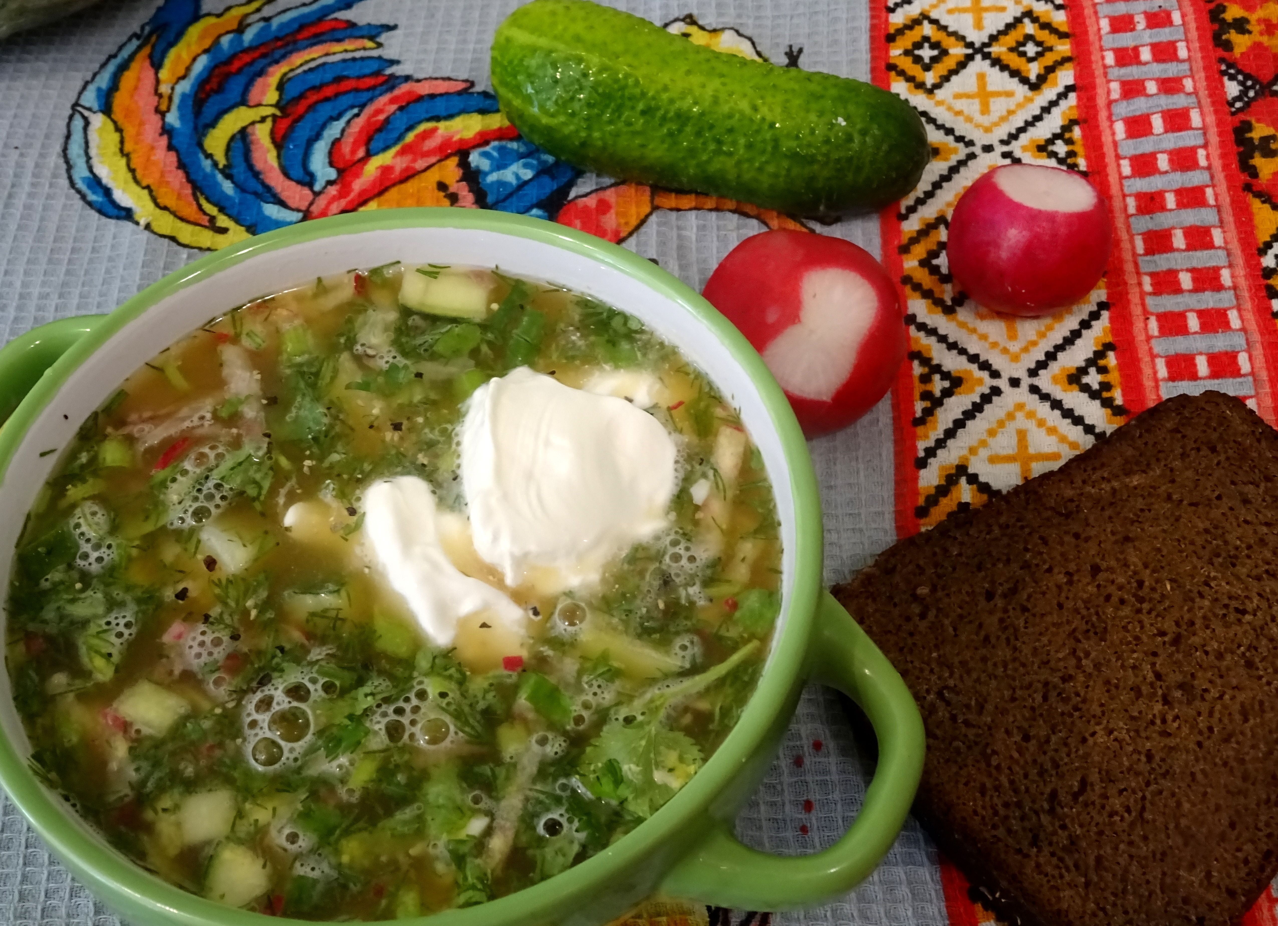 Окрошка Мясная Традиционная - с двумя видами мяса