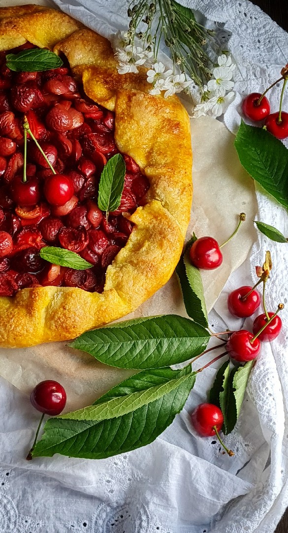 Фруктовая (ягодная) галета🍒🍓🍎🍐