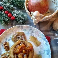 Запечённые яблоки под медово-апельсиновым соусом 🍏🍎🍊🍯