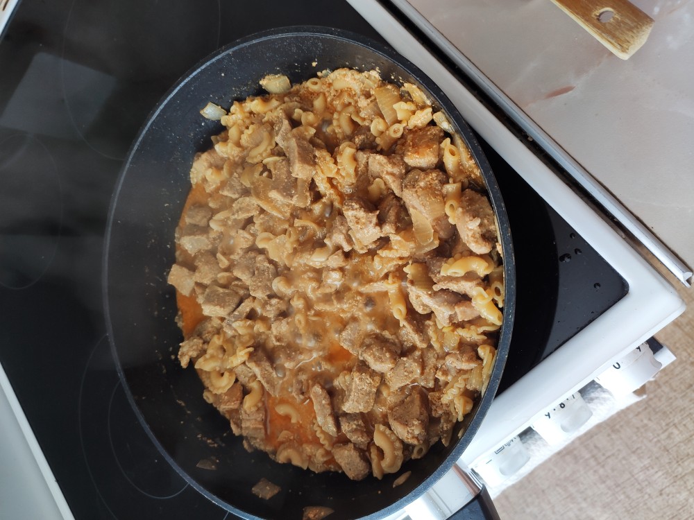 Макароны с мясом