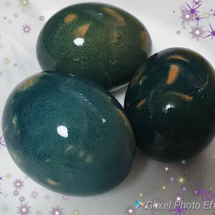 부활절 계란 🐣 Яйца крашенные капустой