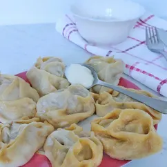 Сочные манты с мясным фаршем