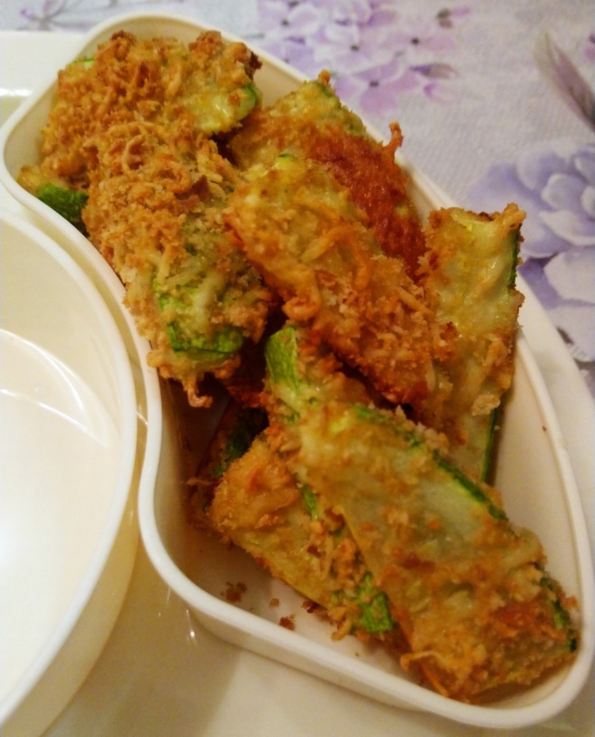 Хрустящие кабачки с сыром