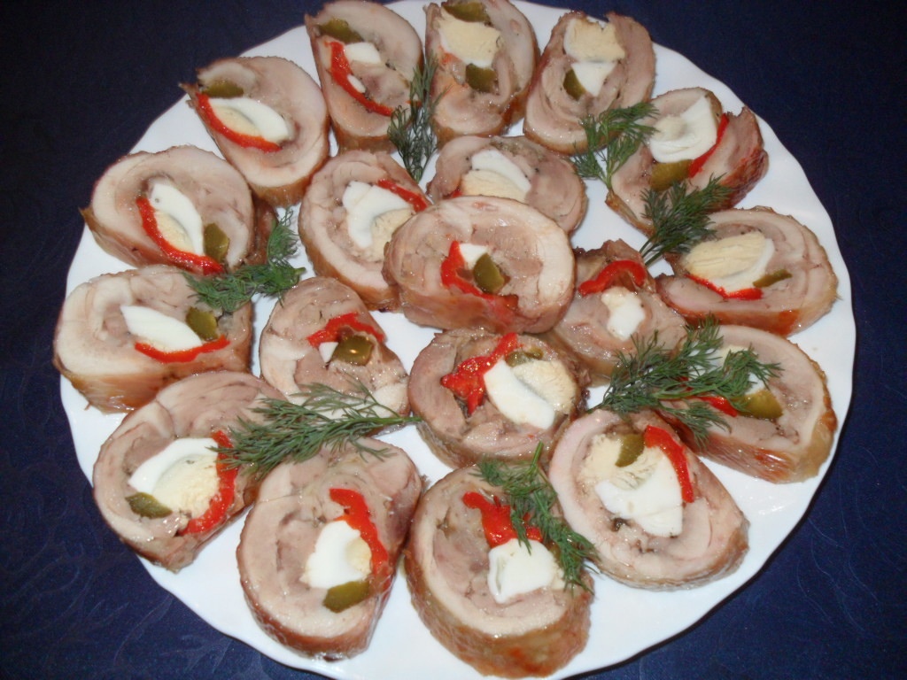 Куриные рулетики