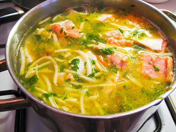 Рыбный суп с сельдереем. Обед № 26