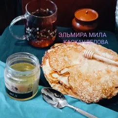 Блины на кислом молоке и сметане