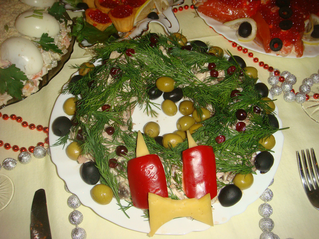 Новогодний салат🍴🎉