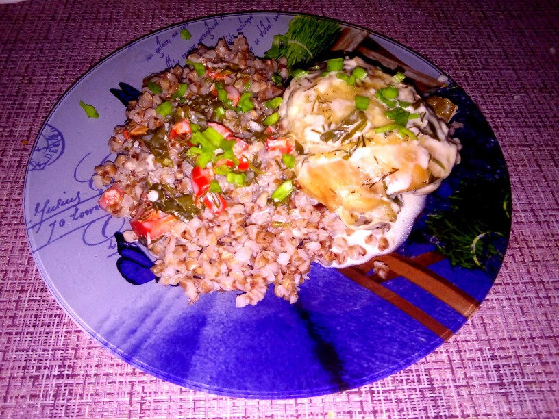 Курица в сливочно-чесночном соусе