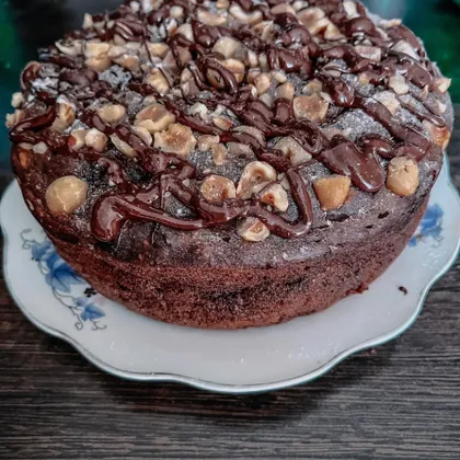 Бананово-шоколадный пп пирог