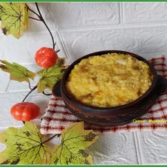 Пшенная каша с тыквой и яблоками